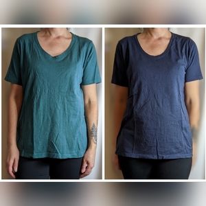 ✴️ 2 T-SHIRTS Richer Poorer (S)